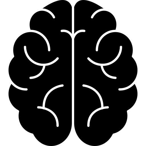 Icon representing cognitive behavioural therapy and mental health support
